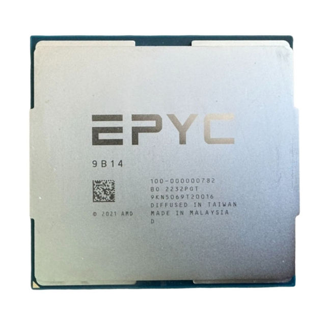 Customized  High Performance  EPYC 9B14 96-Core Processor Cpu SP5 2.6GHz for Rack Server 400W 384m Processor