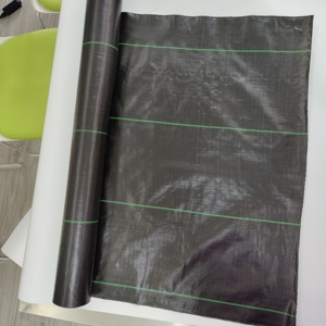 Toile tissée en polypropylène anti-mauvaises herbes 100 g/m² 1,5 m x 100 m pour vergers et terres agricoles - Product Image 3