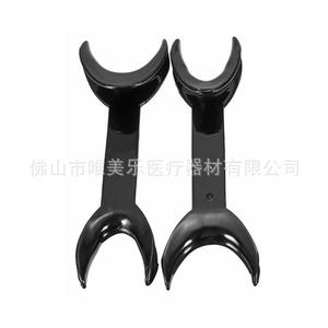 Rétracteur orthodontique double tête noir résistant aux hautes températures, instrument chirurgical dentaire pour ouverture buccale, photographie - Product Image 3