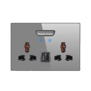 Interruptor de Pared Impermeable de Alta Potencia 20A, Puerta Enrollable de Vidrio Templado para Aire Acondicionado, Calentador de Agua de Cocina, 220V Máx. - Product Image 2
