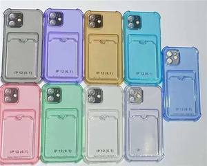 Bonne fente pour carte quatre coins coque de téléphone transparente en TPU pour <span class=keywords><strong>Redmi</strong></span> Note 8 9 10 <span class=keywords><strong>11</strong></span> 12 13 <span class=keywords><strong>Pro</strong></span> Plus 13C K60E 11A 12C 9T 9A 8A - Product Image 4
