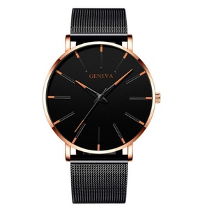 Reloj de Pulsera de Acero Inoxidable para Hombre, con Logotipo Personalizado, Esfera de Cristal con Puntero de Aleación, Diseño Simple de 40 mm, Cuarzo, Estilo Deportivo y de Negocios - Product Image 6