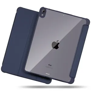 新款气垫角防震透明TPU凝胶保险杠平板电脑外壳盖适用于苹果iPad Pro 11 2018 ipad Air 4 10.9外壳平板电脑