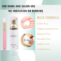 Pembersih Busa Bulu Mata CC Curl Buatan Tangan Label Pribadi Grosir, Sampo Ekstensi Bulu Mata 60ml
