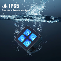 Projecteur LED Par Wash sans fil DMX 4x20W IP65 étanche, alimenté par batterie, RGBWA UV 6-en-1, pour DJ, scène, mariage et événements