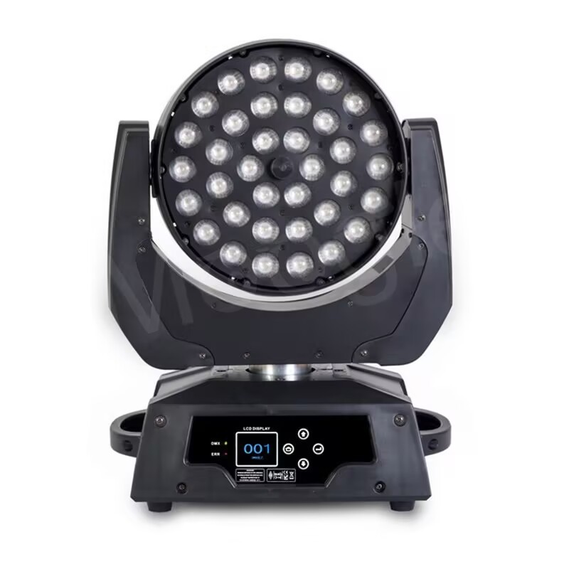 Mini DMX Moving Head Lyre Beam 90W RGBW LED DJ Disco Light IP54 6000K Daylight 50000 Hours Lifespan for Weddings Clubs Parties