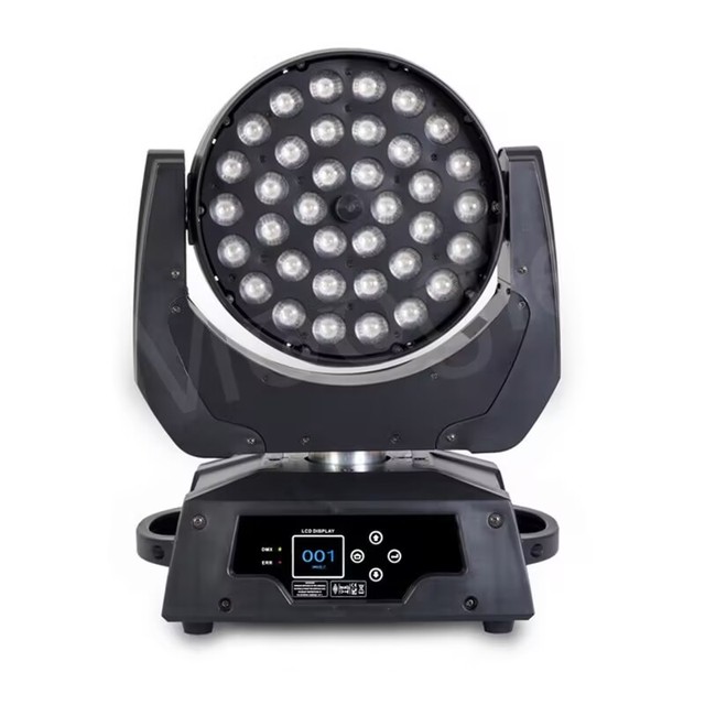 Mini DMX Moving Head Lyre Beam 90W RGBW LED DJ Disco Light IP54 6000K Daylight 50000 Hours Lifespan for Weddings Clubs Parties