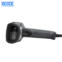 Lecteur de codes-barres portable 1D 2D TiCODE, classé IP52, filaire USB, pour la lecture des bracelets d'hôpital et des échantillons