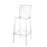 Chaise de salle à manger moderne pour mariage, en acrylique transparent, avec housse amovible, pour la maison, le bureau, la salle de sport, le parc, la salle de bain