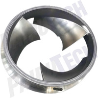 Turbine d'usinage CNC 5 axes 1.4418, pièce en acier inoxydable duplex d'usinage CNC, Services d'usinage de pièces de pompe CNC SS420 5 axes