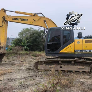 Excavatrice d'occasion Sumitomo 210, marque japonaise d'origine, 21 tonnes, sur chenilles en caoutchouc, grande taille, modèle 2022, godet de 1,2 m, moteur et pompe - Product Image 3