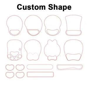 Wholesale Mouse Pad Custom Design Printed Brand Rubber PVC Promotion Office Business Gift Wrist Rest Eva Mousepad - Product Image 5
