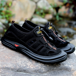 Nuevos Productos 2026, Venta Directa de Fábrica, Zapatos de Cuero Transpirables Hechos a Mano para Hombre, Sandalias de Verano, Sandalias Deportivas para Hombre - Product Image 6