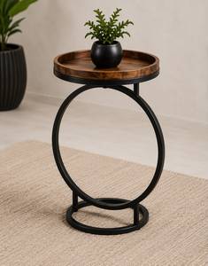 Modern Round <b>Side</b> <b>Table</b> Accent End <b>Table</b> for Living Room Bedroom <b>Sofa</b> Lounge and Contemporary Home Furniture - Product Image 1
