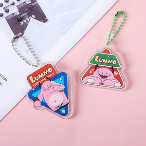 Llavero Acrílico Creativo de Dibujos Animados, Colgante de Doble Cara, Personalizado, Mercancía de Celebridades, Llavero DIY - Product Image 3