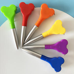 Cinta métrica Probon Garden de 1M, mini cinta métrica de acero con mango de plástico colorido, ligera para uso en exteriores. - Product Image 2