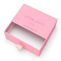 Meilleures ventes - Emballage en papier personnalisé pour parfum - Boîte à tiroir coulissant avec ruban - Coffret d'échantillons de parfum - Impression personnalisée - Fabrication OEM