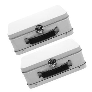 Fiambreras de fábrica Caja de asa de almuerzo de lata <span class=keywords><strong>rectangular</strong></span> Maleta de lata segura para niños - Product Image 2