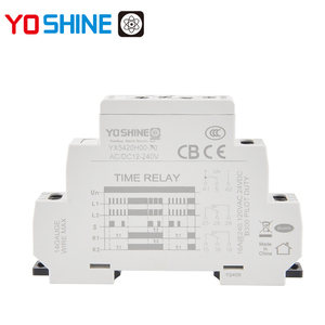 Yoshine Rơ Le thời gian tăng thời gian kép kích thước nhỏ tự động sử dụng Rơ Le thời gian tăng cạnh thời gian hai chiều/DC24-240V 10A/16A dpdt - Product Image 5