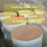 Nouveau support de substrat de catalyseur en céramique en nid d'abeille pour convertisseur catalytique de moteur d'échappement