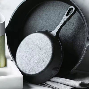 Service OEM, design minimaliste, fabrication de pizzas, poêle à frire en fonte de 12 pouces, sûre pour le grill, durable, ustensiles de cuisine - Product Image 4