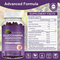 Oem Aangepaste Label Bulk Glucosamine Chondroïtine Gummies Immuun En Gezamenlijke Ondersteuning Supplement Voor Mannen En Vrouwen