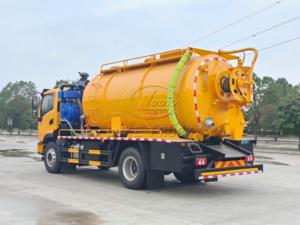 Camión Cisterna de Vacío SHACMAN G500 con Distancia entre Ejes de 4200 mm, Cabina Sencilla, Equipado con Bomba de Anillo de Agua SK-30, Limpieza Eficiente de Tuberías, Exportación - Product Image 5