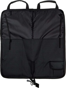 Étui pour baguettes de batterie standard Percussionist, sac pour mallettes avec crochets pour floor tom, sac de base pour baguettes de batterie noir - Product Image 2