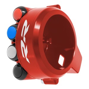 Cache de commande d'accélérateur avec interrupteur de guidon intégré pour BMW S 1000 RR (Rouge) - Product Image 4