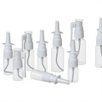 Flacons vides en PET pour spray nasal, 5, 8, 10, 20, 30 ml, avec buses pulvérisatrices directes, contenants cosmétiques rechargeables pour voyage