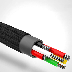 Moda apariencia 3in1 5 V/<span class=keywords><strong>2</strong></span>.4A rápido cargador de <span class=keywords><strong>cable</strong></span> para iphone tipo c V8 teléfono móvil <span class=keywords><strong>cable</strong></span> de carga de 1M - Product Image 6
