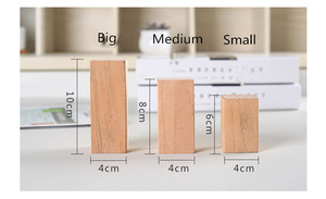 Nouveau design Tillandsia air <span class=keywords><strong>porte</strong></span>-<span class=keywords><strong>plante</strong></span> avec spirale métallique bloc de bois taille personnalisée air <span class=keywords><strong>plante</strong></span> debout support bureau intérieur déco - Product Image 3