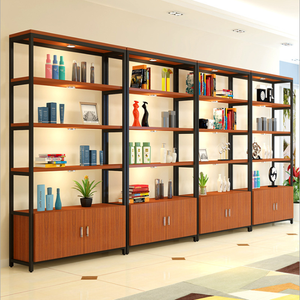 Aangepaste Sieraden Schoenenwinkel Plank Multi-Functionele Display Rack Cosmetica Vitrinekast Plank Meubels Met Led Licht