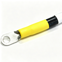 Harnais de batterie double fil robuste sur mesure avec borne à barillet ouvert, câble de démarrage haute intensité pour contrôle DC industriel