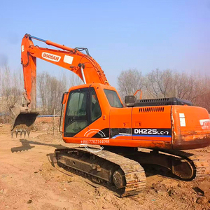 Excavadora de cadenas Doosan 225 usada de 22 toneladas, DH225LC-7, precio promocional, excavadora para obras de construcción - Product Image 1