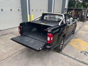 Maxus T60 Ranger Titan, lumières LED, couvre-caisse de camion en aluminium rétractable manuel à glissière sans perçage, <span class=keywords><strong>double</strong></span> cabine - Product Image 3