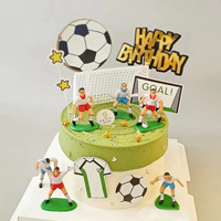 Großhandel Fußball Kuchen dekorative Ornamente Kreative Fußball Boy Plug-in Geburtstag Dekorationen