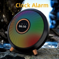 Nouvelle Enceinte de Bureau Multilingue avec Réveil, Éclairage Ambiant RGB, Microphone Intégré, Alimentation par Batterie, Fonctionnalité Sonore et Logo Personnalisable – Idéale comme Cadeau