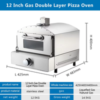 Four à Pizza à Gaz de Haute Qualité, Portable, pour Camping, Grill Extérieur, Jardin