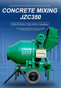 Harga Pabrik Diesel Portabel 350L 400L Mesin Pengaduk Beton Kecil Muat Sendiri - Product Image 2