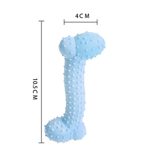 Pet Chew Toy Z Shape Bone Durable Teething <b>Dog</b> Toy Pink <b>Light</b> Blue Yellow Medium Size Interactive Pet Supplies - Product Image 2
