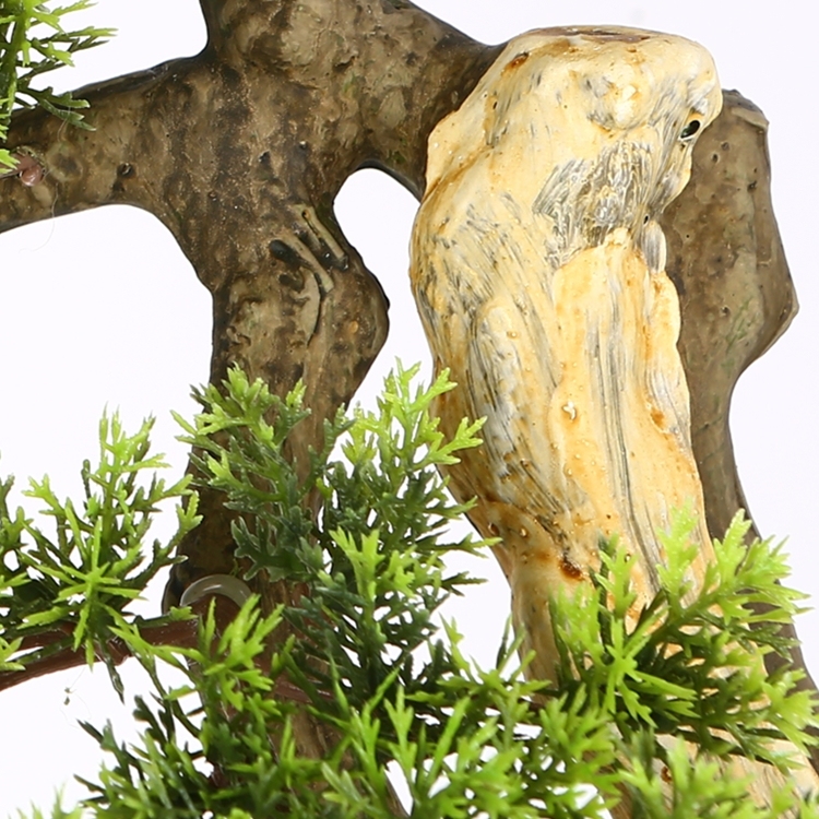 Expédition rapide D'arborvitae Cèdre Thuya Cyprès Feuilles Plante Bonsaï artificiel bureau plante