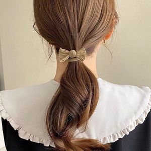 Lazo para el pelo de tela elástica para mujer, diadema informal, lazo jacquard de color aleatorio, hecho a mano - Product Image 4
