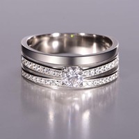 Hot Sale 925 Sterling Silver Men's Morganite Gemstone Ring Wedding Engagement Gold Plated Factory Customized Wholesale OEM ODM