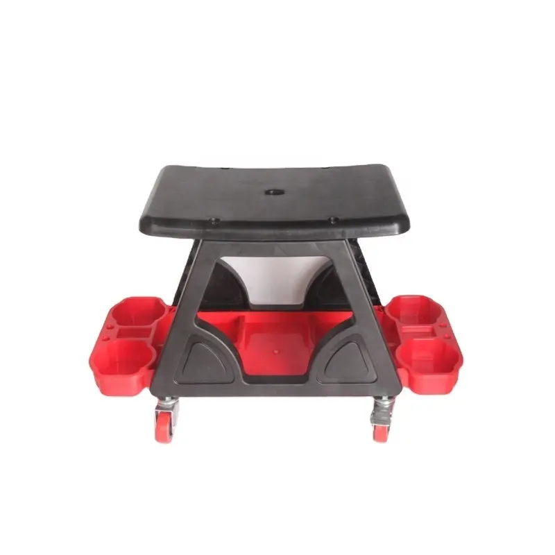2024 New Plastic Mechanic Stool Chair Mobile Creeper Seat For Car Polish Car Wash