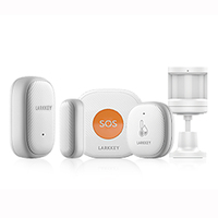 Détecteur infrarouge intelligent Larkkey Tuya Zigbee, capteur de mouvement PIR avec commande vocale pour la maison et l'hôtel, alimenté par batterie