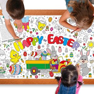 Póster de Actividades para Fiesta de Pascua DAMAI, Papel Versátil para Colorear, Banner, Cubierta de Mesa para Fiestas Escolares y Decoración de Eventos Especiales - Product Image 3