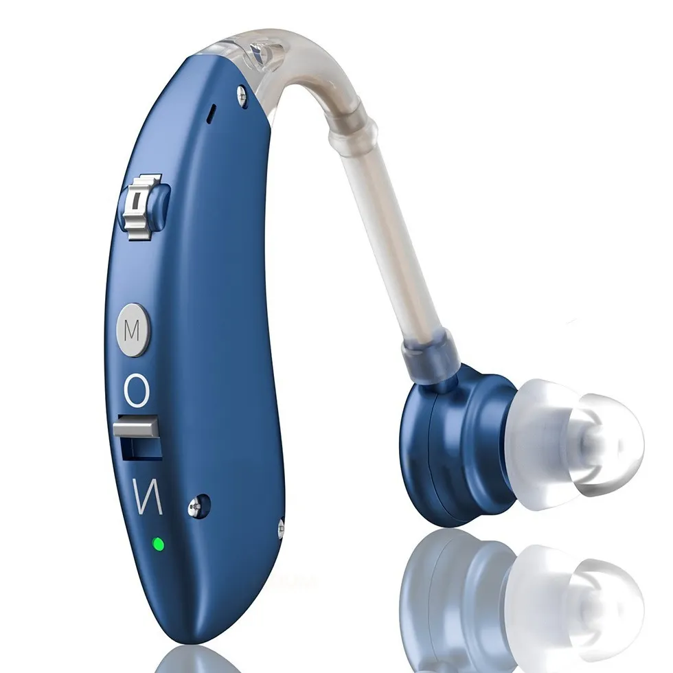 מגבר קול נטענת מקצועי באיכות גבוהה מכשיר שמיעה דיגיטלי נייד בתוך האוזן עבור אובדן בינוני של 80-90dB