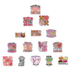 Nuovi Charm K-pop Demon Hunters per Decorazione Scarpe Clog, Popolare Personaggio Horror Demon Hunters, Accessori per Scarpe in Acrilico - Product Image 2