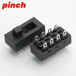 Interruptor de palanca de presión 15A 250V CA 3A 125V CA horizontal de 2 posiciones SS23F15 para productos electrónicos - Product Image 2